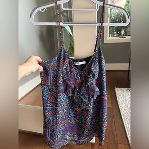 Old Navy Navy Floral Sleeveless tank - so adorable!